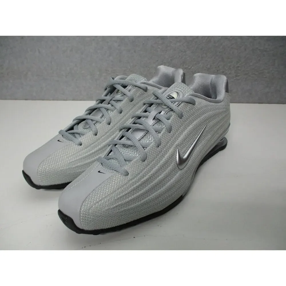 Nike Shox Z 'Metallic Silver' Gray Womens Sz 9 Lace Athletic Sneakers Shoes
